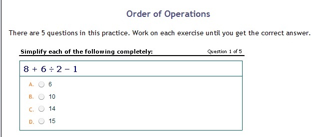 12/12 Alg:: [9] Pre-algebra Mixed Problems - Quiz