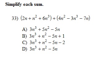 2/13 Alg:: Polynomials [add]_20 - Quiz