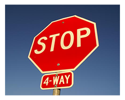 4 way stop sign
