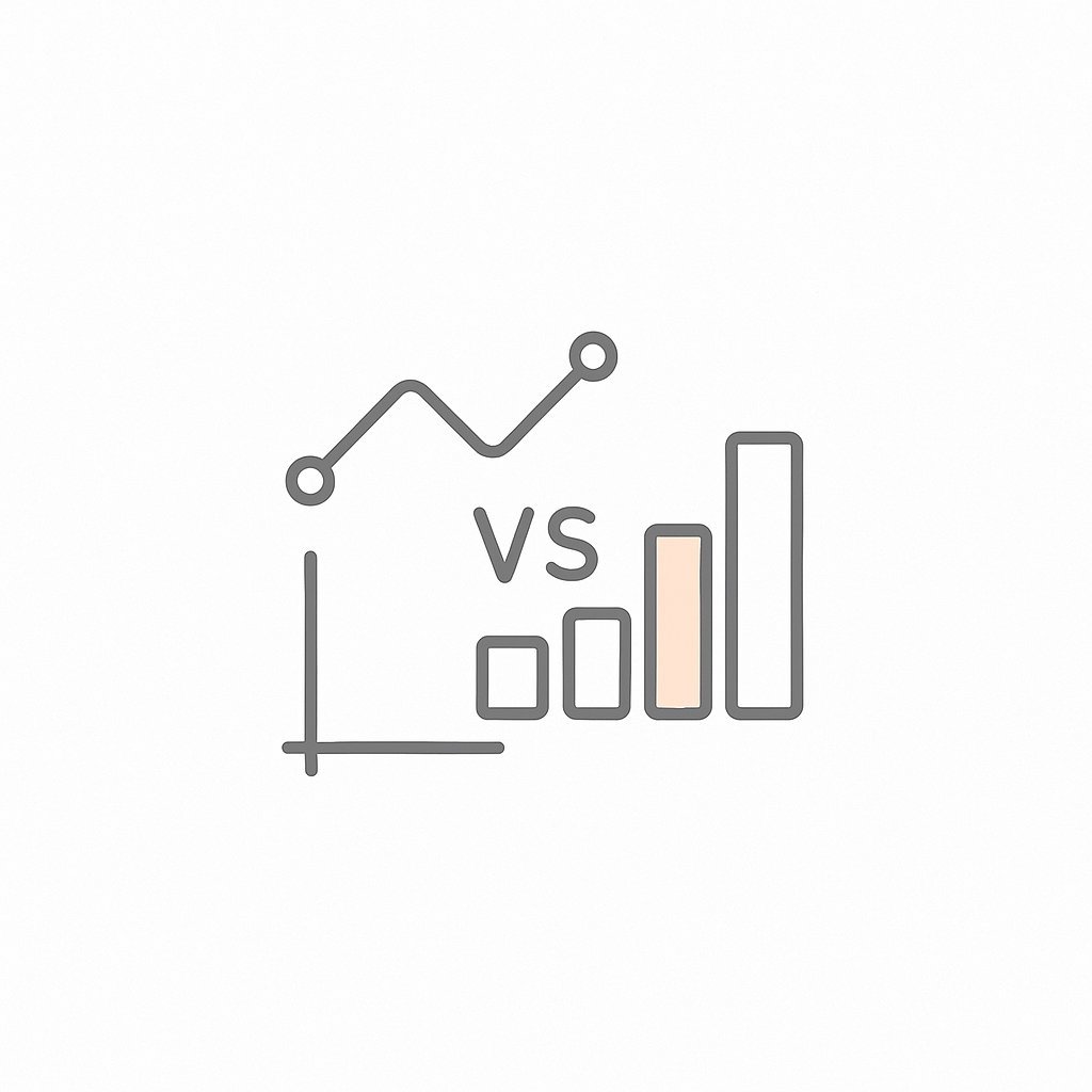 Graph Photo Network Visualization Data Visualization Skills: Line Graph vs Bar Graph - Interactive Mind Map