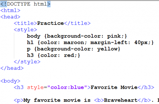 HTML & CSS Script - ProProfs Quiz
