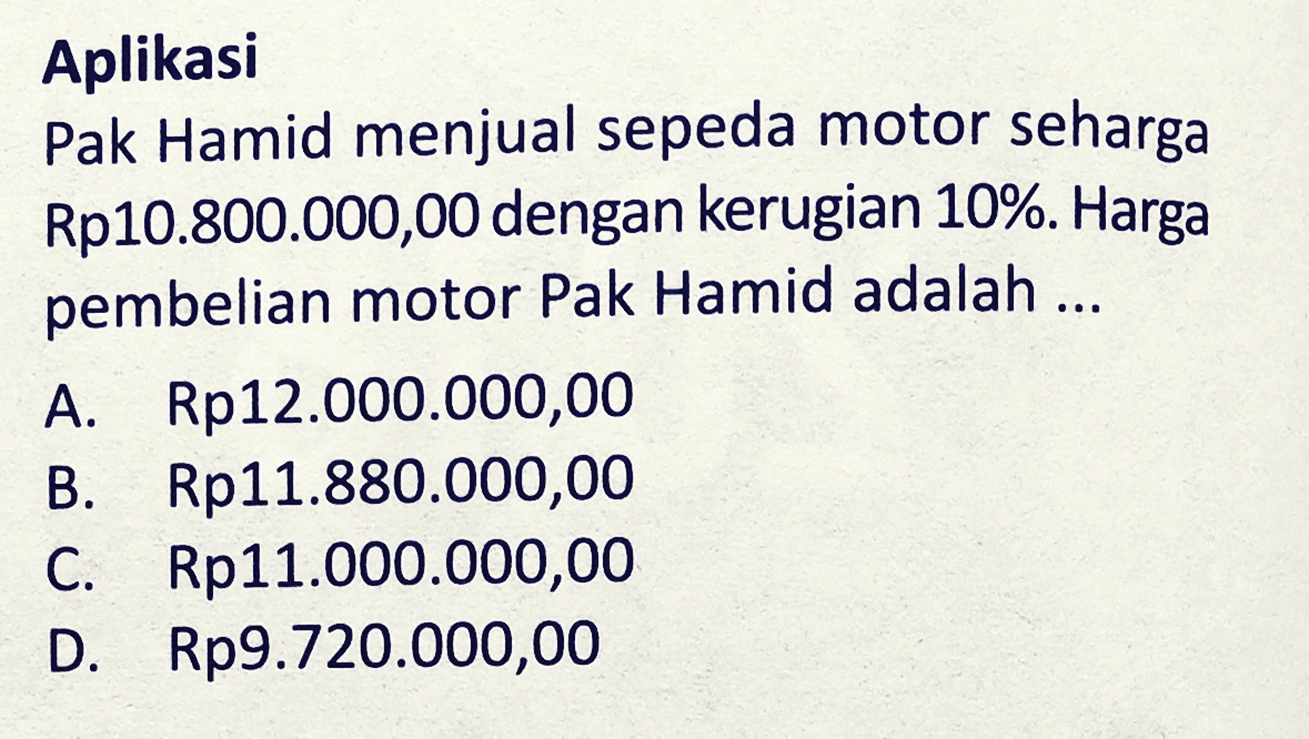 Simulasi Matematika Proprofs Quiz