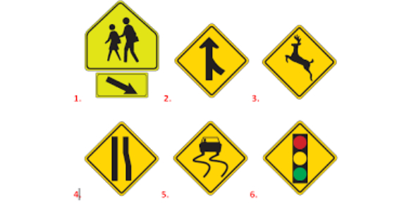 Driver's Ed Sign Quiz