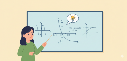 Identifying Graphs Of Inverse Cosine - Quiz