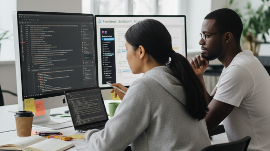 Frontend: JavaScript, NodeJS & React