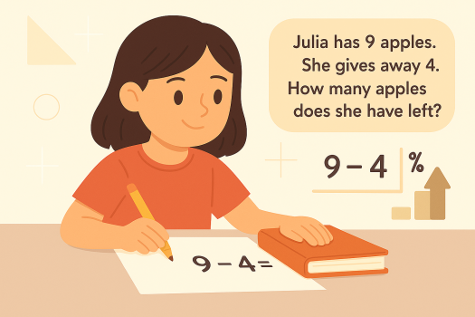 Subtraction With Word Problems - Quiz