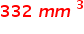 bold 332 bold space bold italic m bold italic m bold space to the power of bold 3
