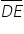 stack D E with bar on top