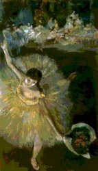 dancer bowing