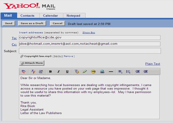 Email image