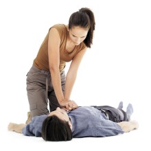 chest compressions